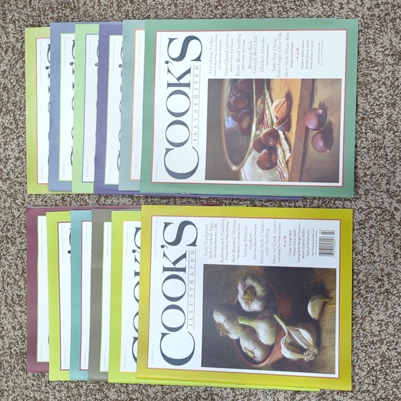 Cook's Illustrated magazine bundle 12 issues 2016, 2015, 2013 recipes - Picture 1 of 11